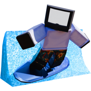 Surfer TV Man