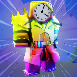 Rainbow Future Large Clockman